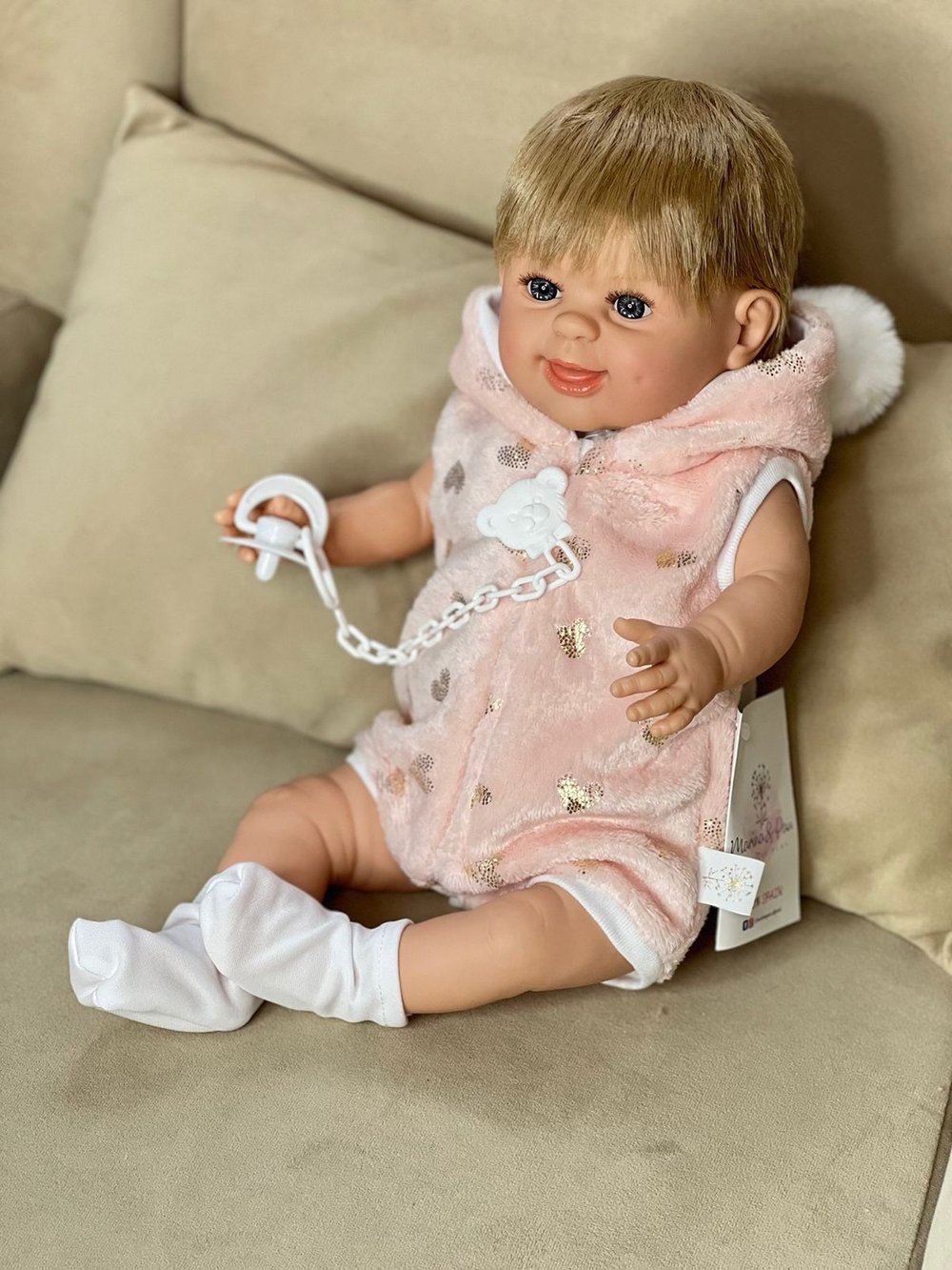 Кукла Marina and Pau 45cм Rosie мягконабивная в пакете (M1173K)