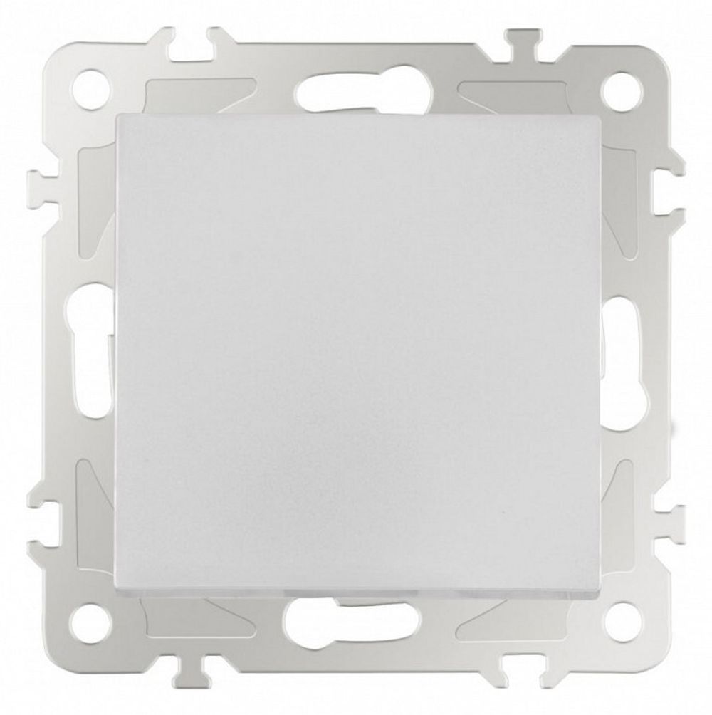 Выключатель проходной одноклавишный без рамки Arte Milano 206 206.32-1.silver