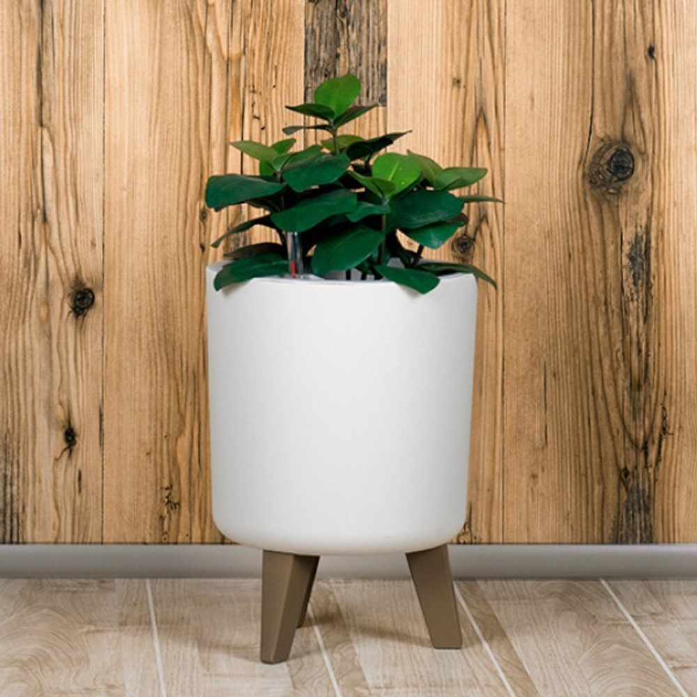 Кашпо ФЛОРИАН высокое с автополивом на ножках D250 мм 11л М3157