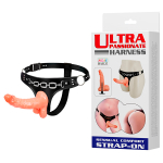 Женский страпон 15,7см на трусиках с заклепками Baile Ultra Passionate Harness Strap On BW-022023