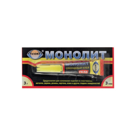 Монолит гель клей тюбик на карте 3гр.