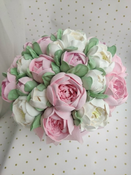 Коробка «Пионы» 20 см