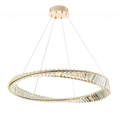 Люстра Cloyd PAULI C1 / Ø80 см - золото (арт.11458)