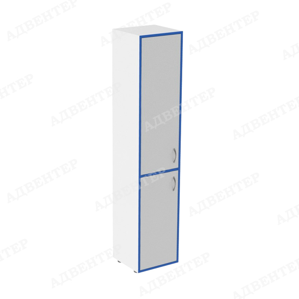Белый/синяя кромка без орнамента