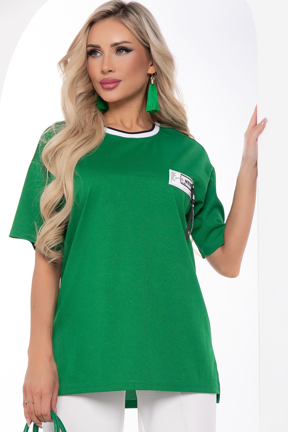 Джемпер "Ника" (ярко-зеленый) Б8340 LT Collection