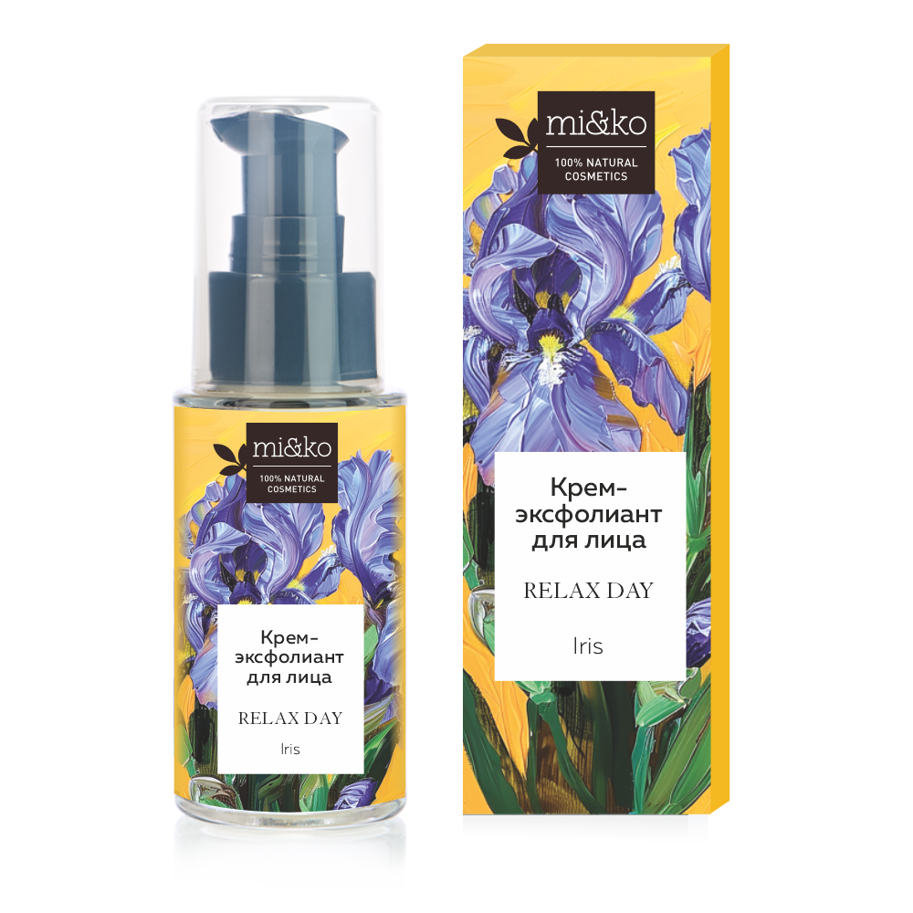 Крем-эксфолиант Relax day Iris 30мл, Mi&Ko