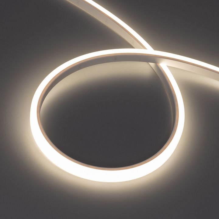 Светодиодная лента герметичная WAVE-TOP-PU-A144-10x10mm 24V Day4000 (5 W/m, IP68, 3m, wire x1) Arlight 052597