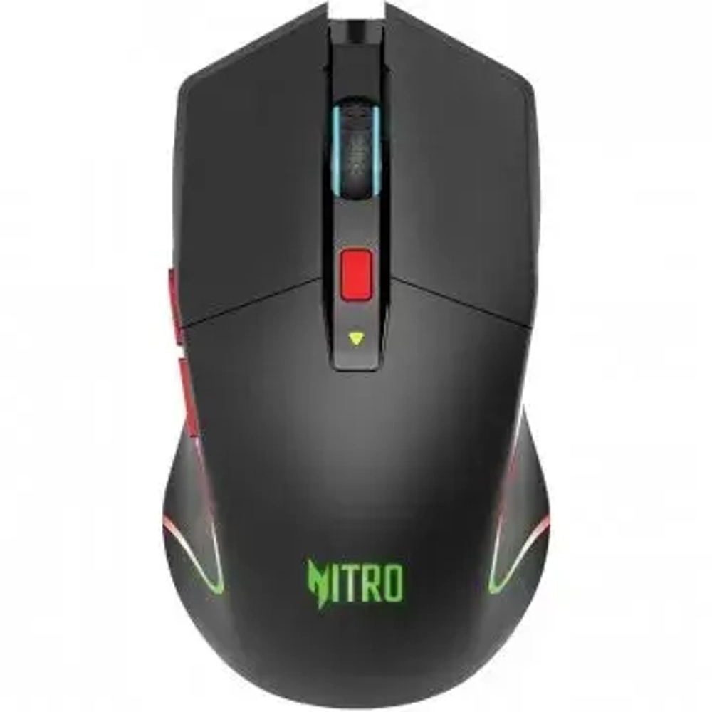 Мышь Acer Nitro OMR304 черный оптич. 3200dpi беспров. BT/Radio USB 6but (ZL.MCECC.01Z)