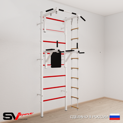Шведская стенка Sv Sport усиленная 672 (Турник стандарт/Брусья/Лестница)