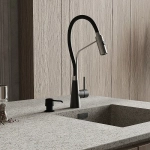 Смеситель для кухни WasserKRAFT A8417 черный