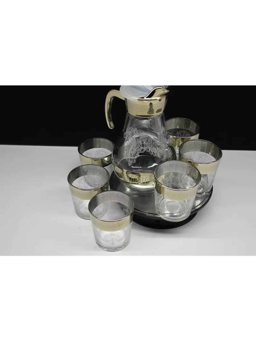 Набор для напитков золотой