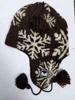 Шапка Dale of Norway Snowflake Wool Hat, артикул 4058, цвет Коричневый (R)