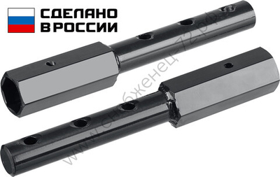 ЗУБР УД-3, НЕХ 32 - круг 30 мм, 2 шт., удлинитель (707107-3)