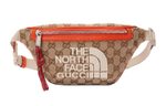 GUCCI X THE NORTH FACE Unisex Fanny Pack Beige/Orange