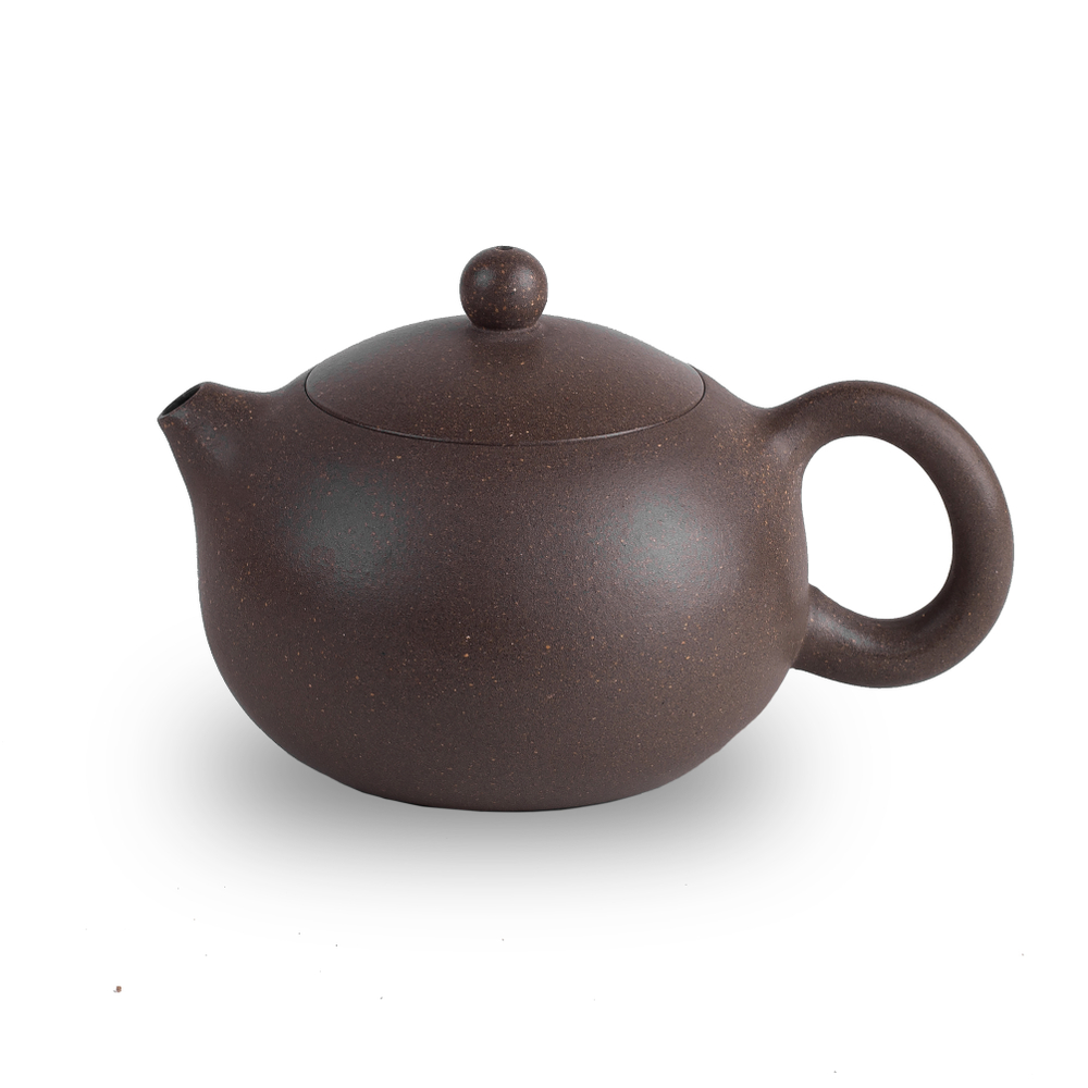 259015 Чайник ИСИН "СИШИ" (Красавица Сиши) 200мл, в подар.коробке, глина чёрная с песком