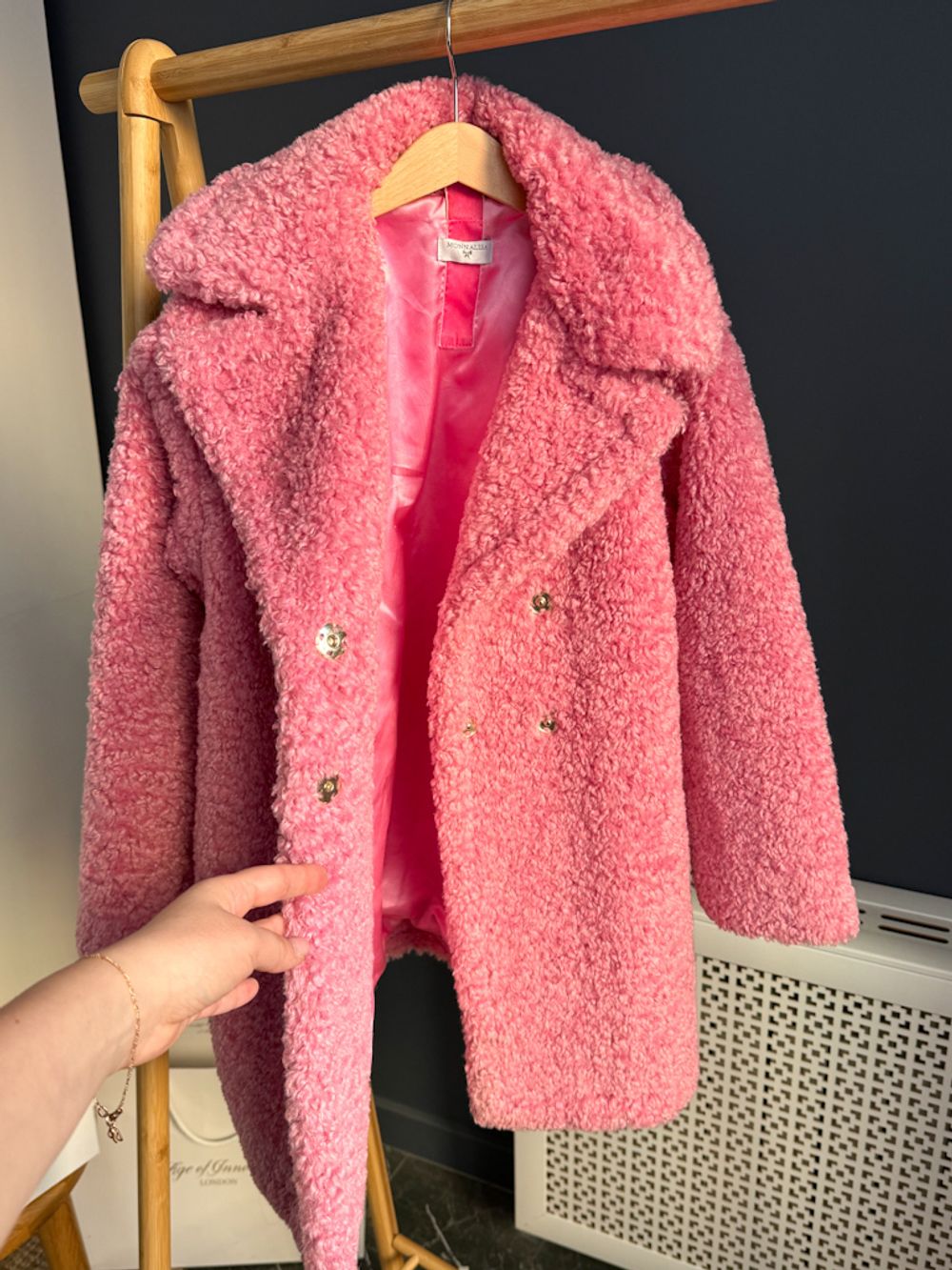 Меховое пальто Monnalisa, 134