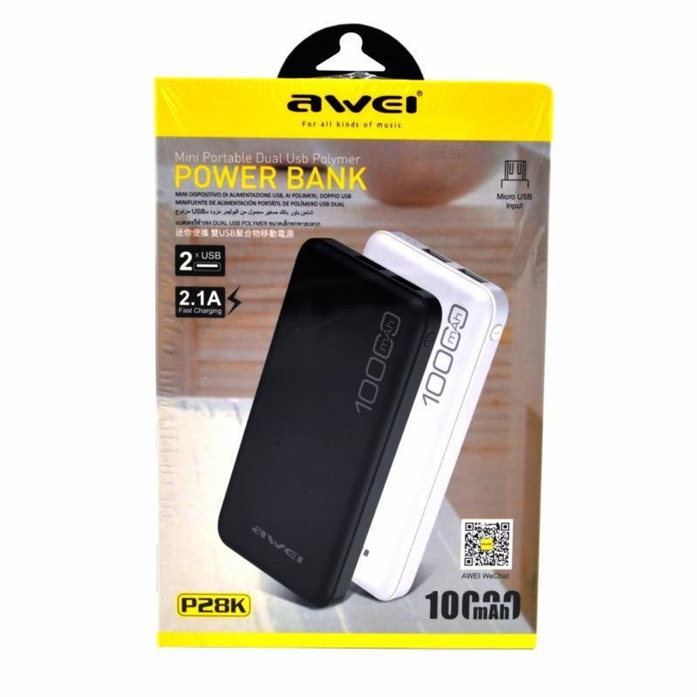 Power Bank Awei P28K 10000 maH