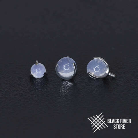 Ball 3-Prongs 3мм/4мм/5мм White Opal