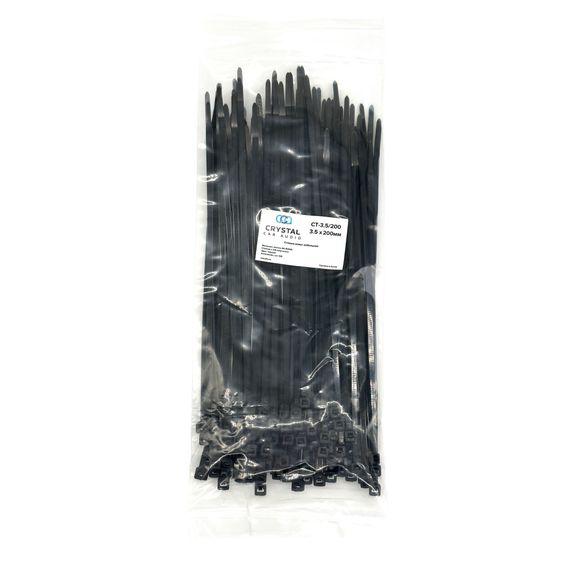 Кабельные стяжки Crystal Car Audio CT-3.5/200 (100 шт.)