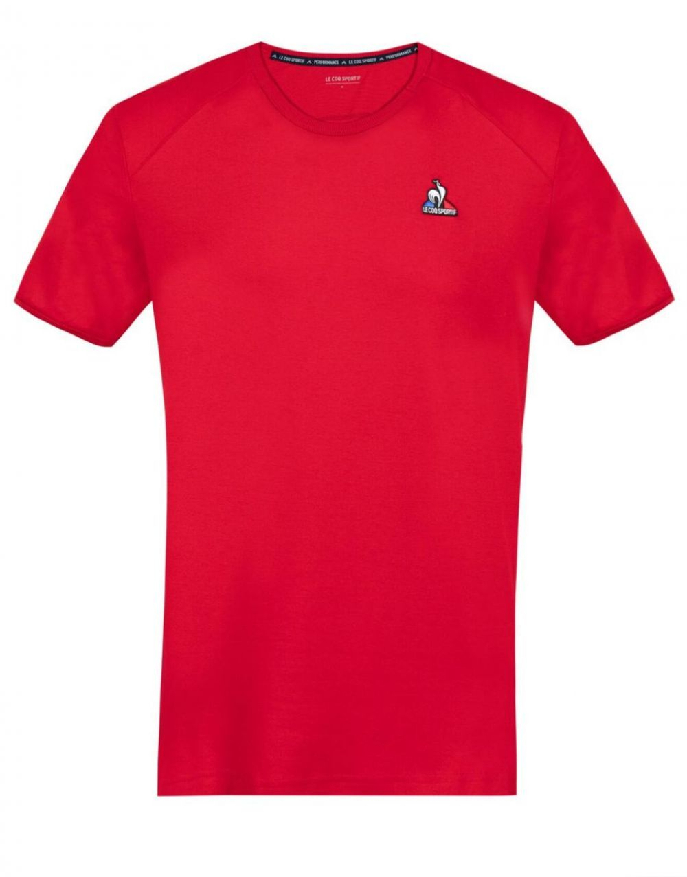 Мужская теннисная футболка Le Coq Sportif Training Perf Tee SS No.1 M - красный