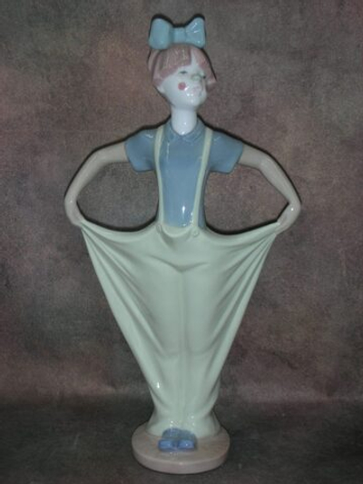 Статуэтка. Фарфор. Клоунесса. NAO. Испания