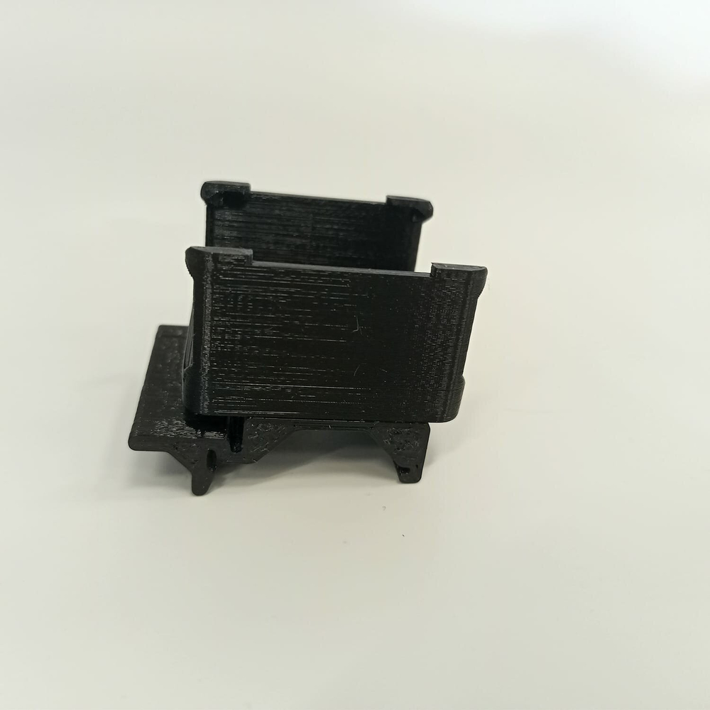 Крепление для одноканального реле Aqara на DIN-рейку, 3D печать, черное