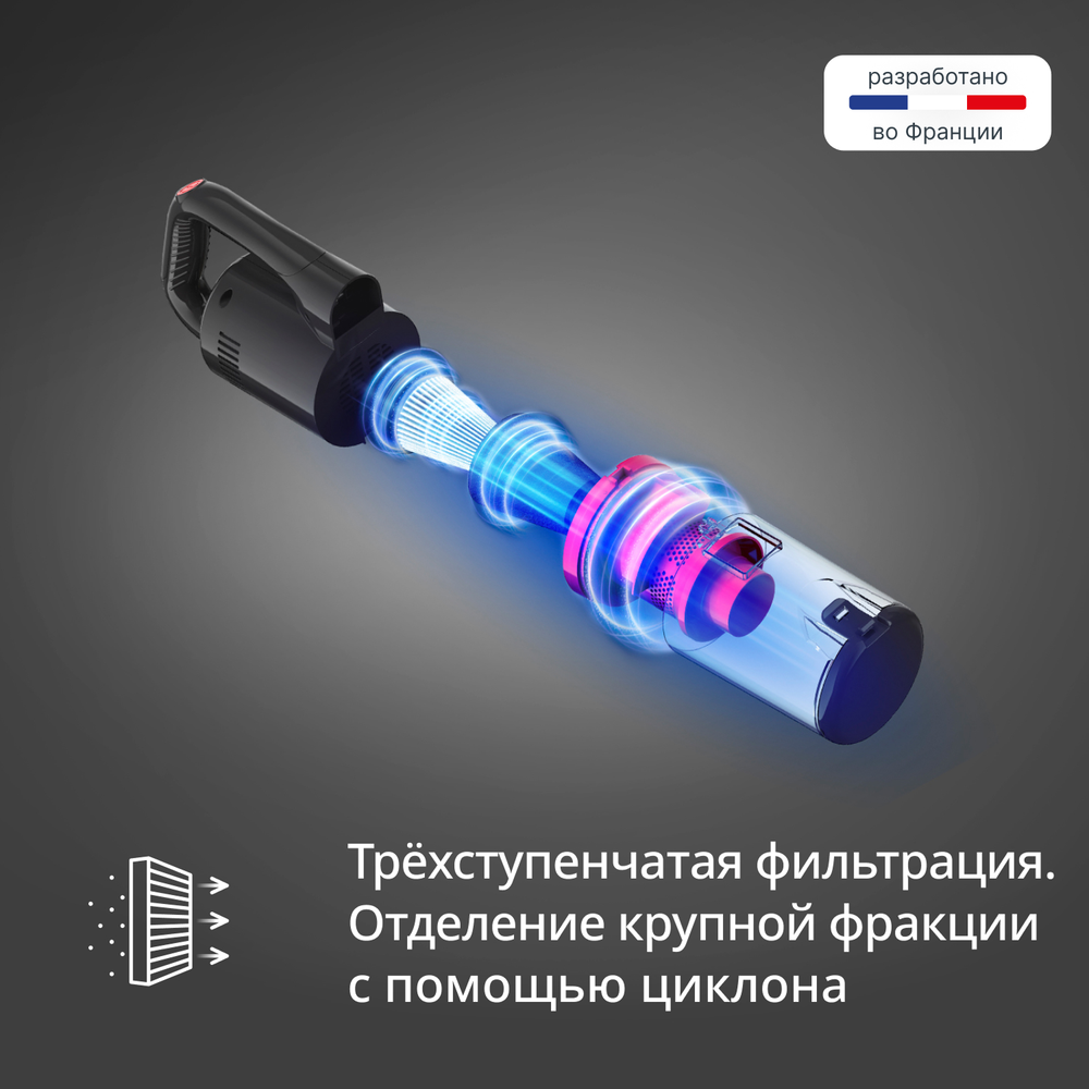 Проводной вертикальный пылесос Tefal Vertical Vacuum Cleaner TY1C15F1