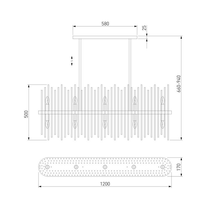 Подвесная люстра Bogates Allure 486/10 Smart