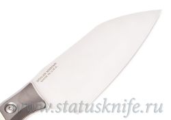 Нож Microtech Kitchen Santoku Bolster Ivory G-10 3200B-10IVфотография - 6