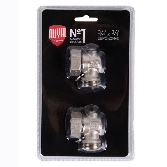 Набор нижнего подключения Royal Thermo угловой раздельный 3/4х3/4ЕК купить в Москве и Московской области по низкой цене с доставкой по России — (5) Набор нижнего подключения Royal Thermo угловой раздельный 3/4х3/4ЕК — (5)