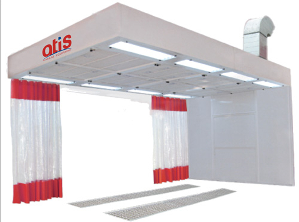 PP 500 Пост подготовки к окраске с верхним пленумом