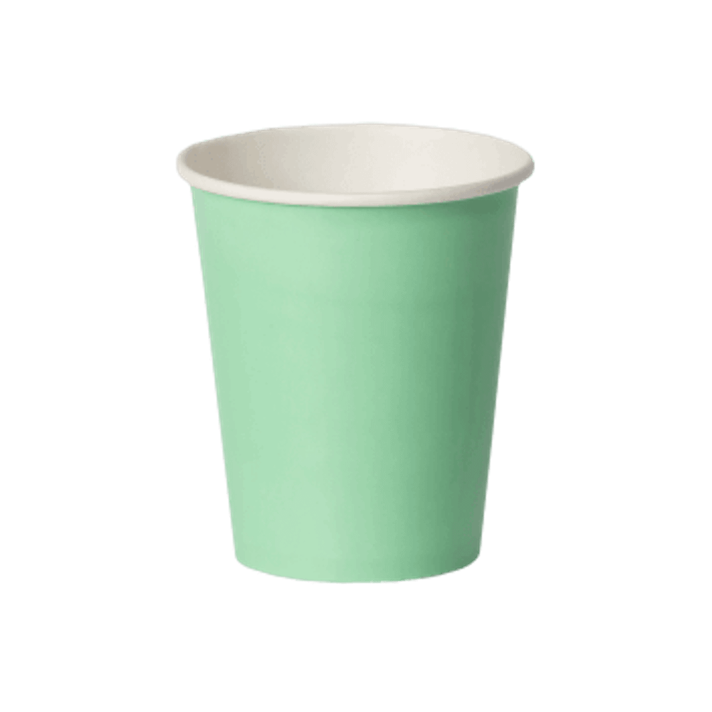 Стакан бум 250мл МЯТНЫЙ (50шт/1000) d=80