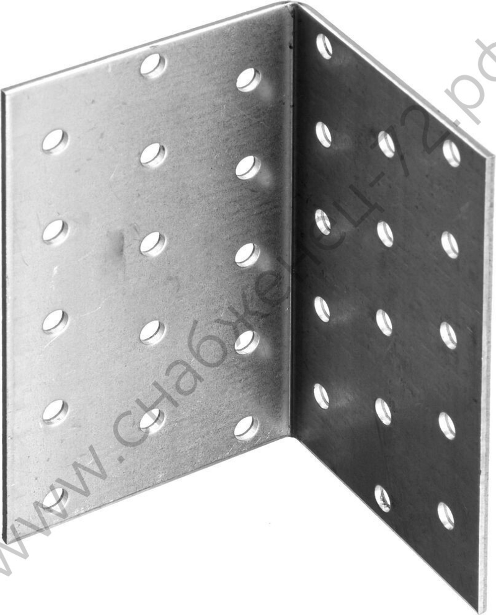 ЗУБР УКА-2.0 100х60х60 х 2 мм, равносторонний крепежный уголок, цинк (310206-100-060)