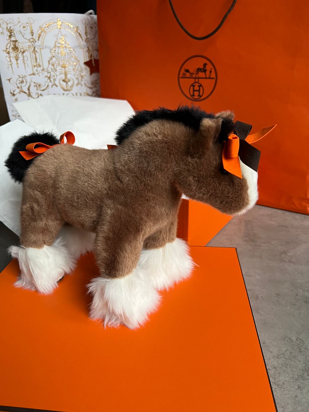 Новая игрушка Hermes, лошадь