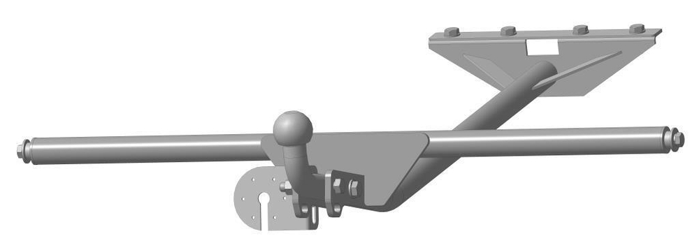 Фаркоп Oris на Hyundai-Sаnta Fe (CM) (2006-2012) (паспорт и сертификат в комплекте,без электрики) 4227-A