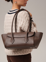 Кожаная сумка DBR 31341 темно-коричневый