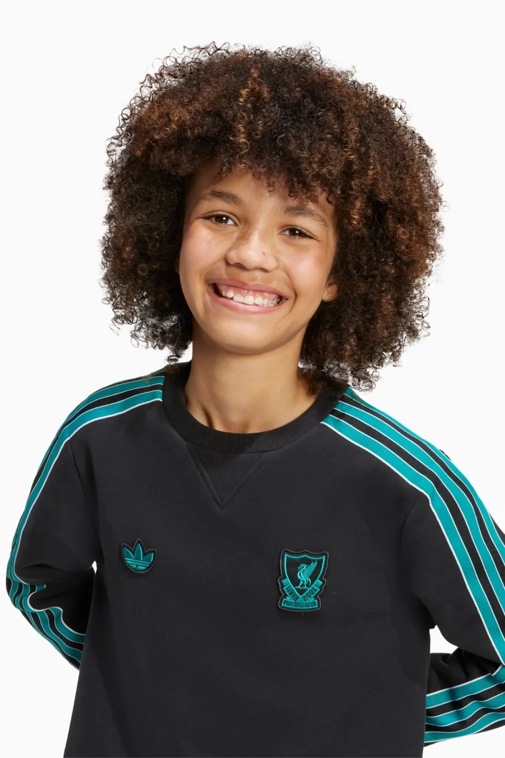 Кофта adidas Liverpool FC 25/26 Terrace Icons Sweat Junior - черный