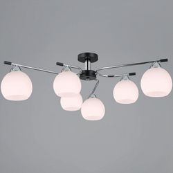 Потолочная люстра ILLUMICO LIBRA IL0638-6CSQ-24 CR BK LIBRA