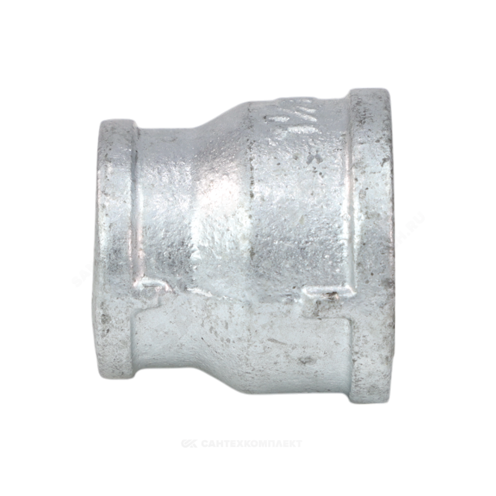 Муфта переходная чугун оц Ду 25х20 (1"х3/4") ВР Fittex PLUS