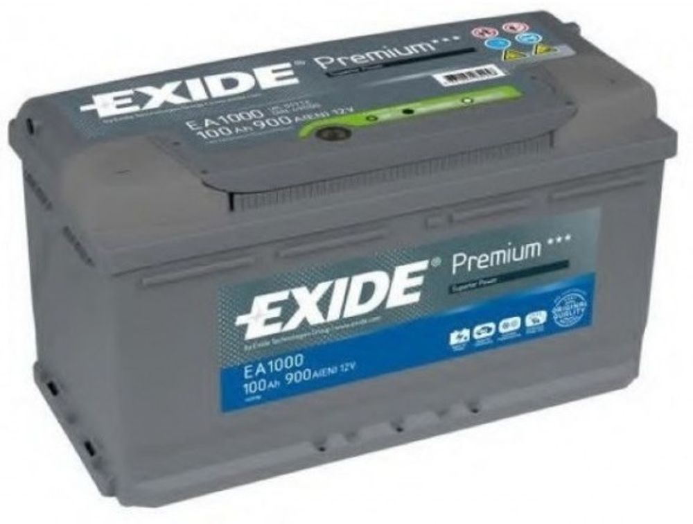 Exide Premium 6СТ- 100 ( EA1000 ) аккумулятор