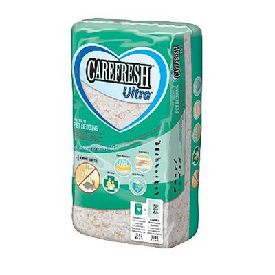 Carefresh Ultra 10 л (белый) - наполнитель бумажный белый для мелких домашних животных, рептилий и птиц