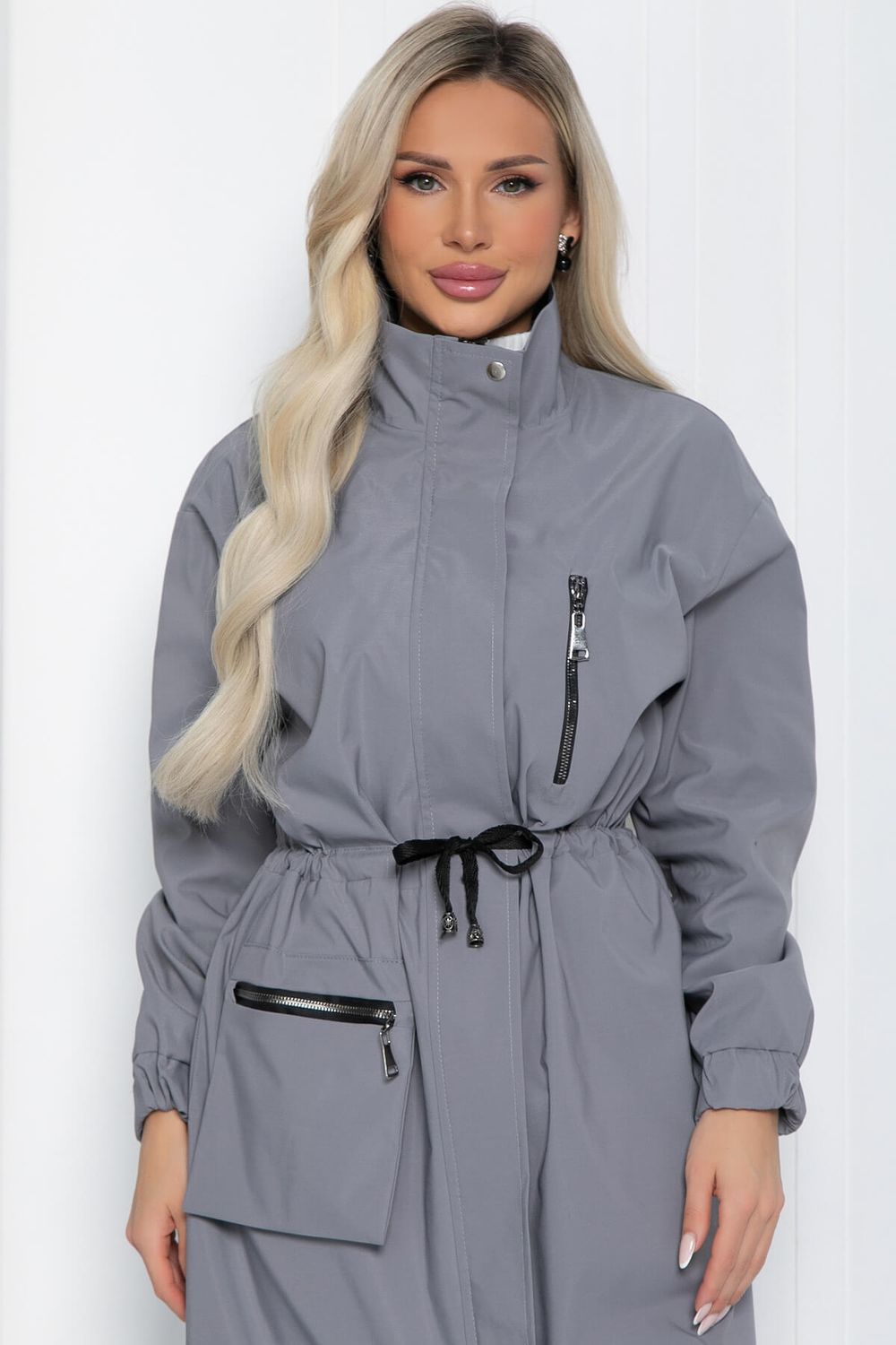 Плащ Весна близко (серый) Б12486-7 LT Collection