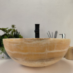 Раковина из оникса Bowl Yellow TinLip BO-62893 40*40*15 140