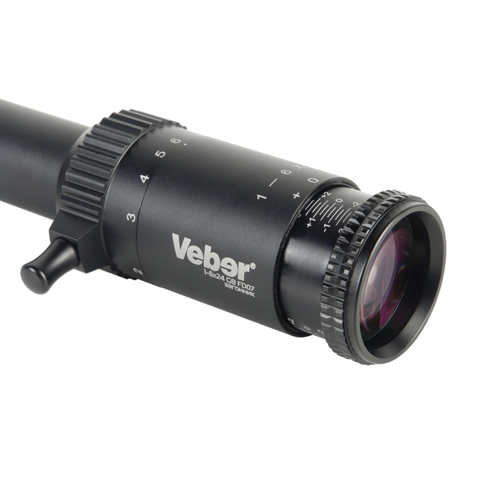 Прицел Veber Wolf 1-6x24 GB FD07 Загонник