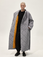 Пальто-одеяло "Кутанка". Серое