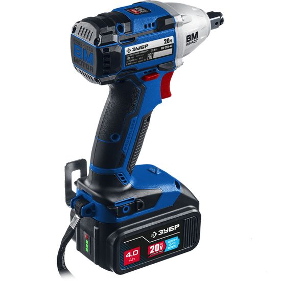 Аккумуляторный гайковерт "ЗУБР" GB-250-42