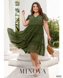 Платье 8638-1-хаки Minova