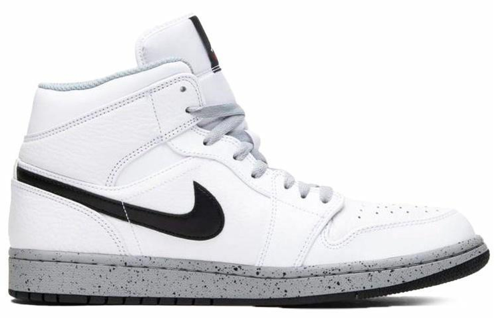 Кроссовки Jordan Air Jordan 1 Mid White Cement
