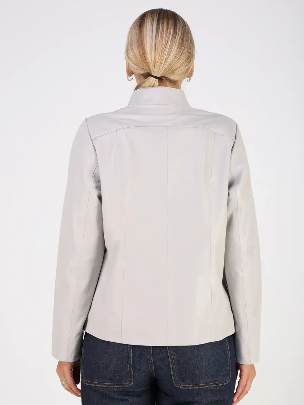 Кожаная куртка демисезонная косуха