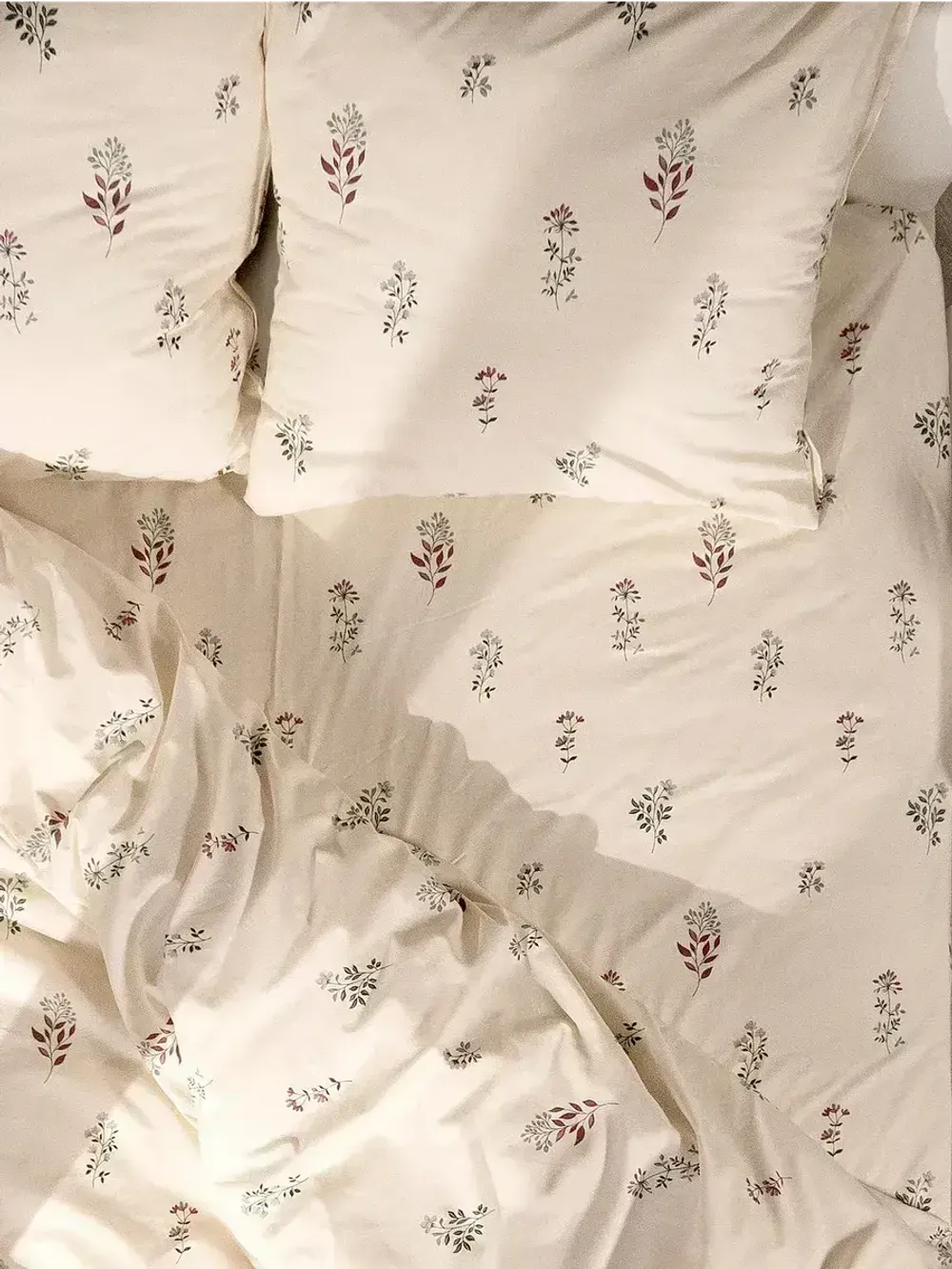 Наволочка комплект 2шт перкаль Сказка "Гербарий Эко" 50x70 см на молнии